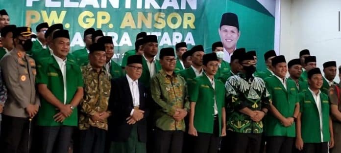 lantik_pw_gp_ansor_sumut_menag_ri_jaga_keutuhan_nkri