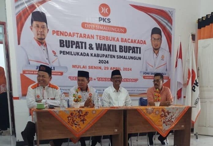 maju_pilkada_simalungun_2024_wabup_petahana_mendaftar_ke_pks