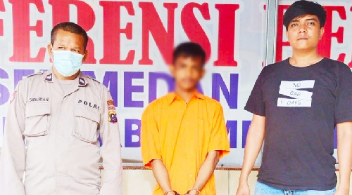 nekat_mencuri_meteran_air_pria_ini_dibui_polsek_medan_area