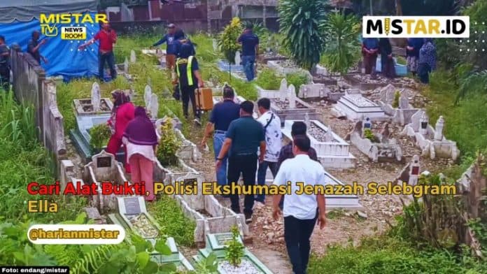 newsroom_cari_alat_bukti_polisi_ekshumasi_jenazah_selebgram_ella