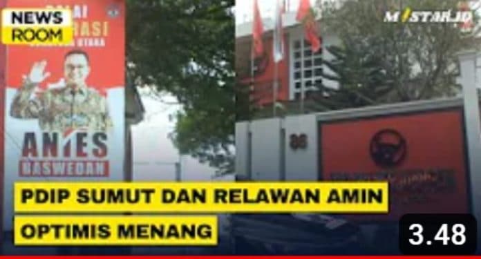 newsroom_pdip_sumut_dan_relawan_amin_saling_optimis_menang