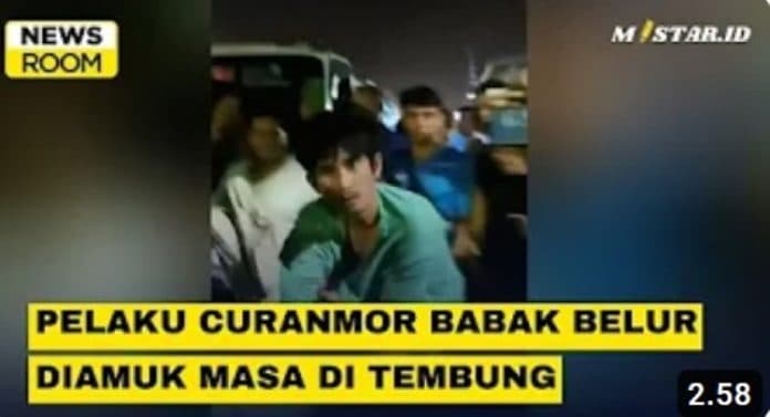 newsroom_pelaku_curanmor_babak_belur_diamuk_massa_di_tembung