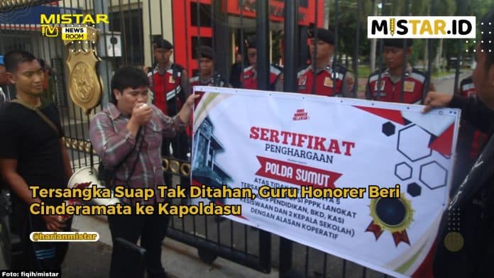 newsroom_tersangka_suap_tak_ditahan_guru_honorer_beri_cinderamata_ke_kapoldasu