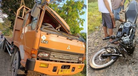 ngebut_pengendara_vixion_tabrak_ban_truk_kontainer_di_jalinsum_batu_bara