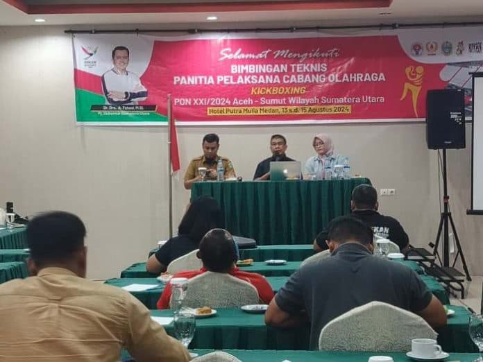 panitia_pelaksana_pertandingan_kick_boxing_pon_ikuti_bimbingan_teknis