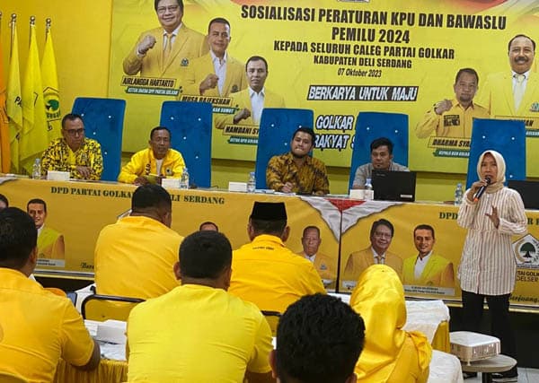 partai_golkar_deli_serdang_gelar_sosialisasi_peraturan_kpu_dan_bawaslu