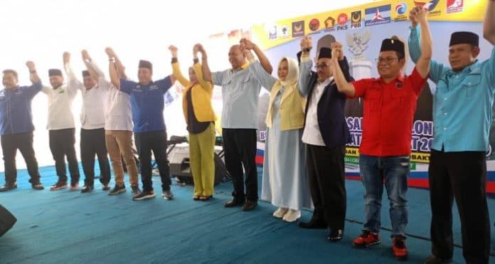 paslon_satria_deklarasi_maju_pilkada_langkat_2024