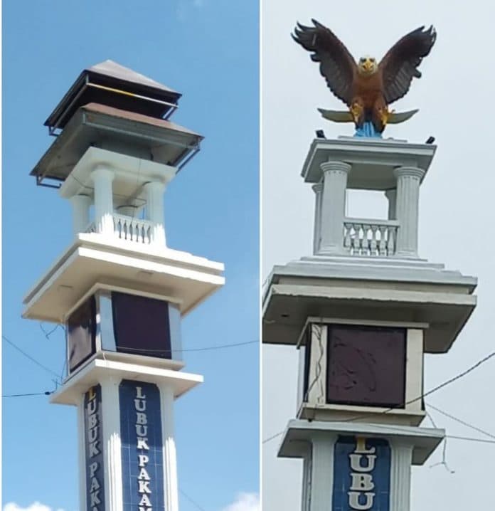 patung_burung_di_tugu_timbangan_lubuk_pakam_akhirnya_diganti