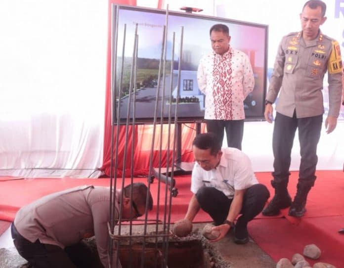 peletakkan_batu_pertama_rehab_gedung_satlantas_polres_sergai_ini_pesan_kapolda_sumut