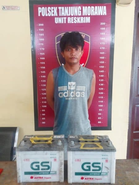 pencuri_baterai_dump_truk_diciduk_polsek_tanjung_morawa