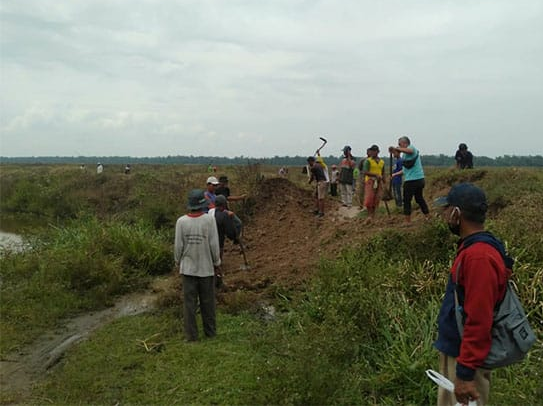 personel_satpol_pp_deli_serdang_laporkan_kasus_pengeroyokan_di_lahan_eks_ptpn_ke_polrestabes_medan