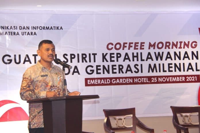 plt_kadis_kominfo_sumut_ajak_generasi_milenial_jadi_pahlawan_di_eranya