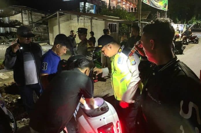 polres_tanjungbalai_jaring_15_sepeda_motor_tanpa_plat