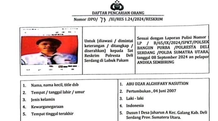polresta_deli_serdang_sebar_foto_dpo_pembacok_pelajar_di_bangun_purba