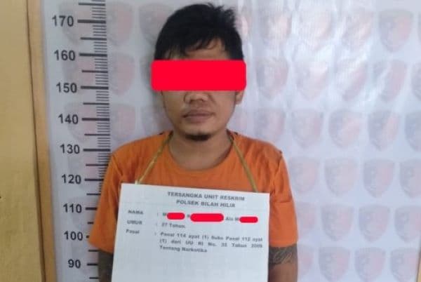 polsek_bilah_hilir_ciduk_seorang_pengedar_narkoba
