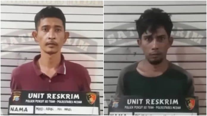 polsek_percut_amankan_komplotan_pencuri_besi_yang_viral_di_medsos