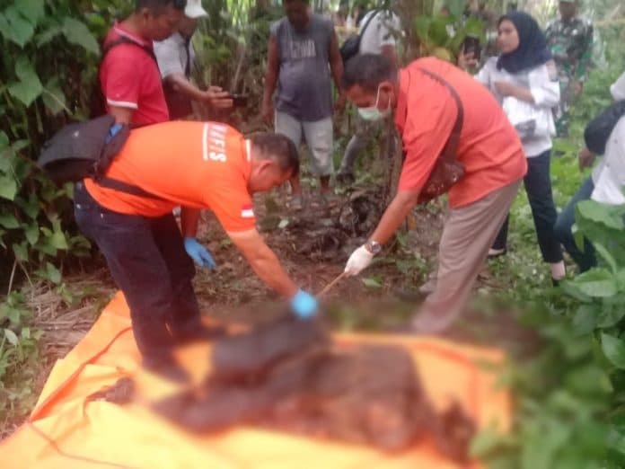 polsek_perdagangan_evakuasi_mayat_pensiunan_karyawan_bumn