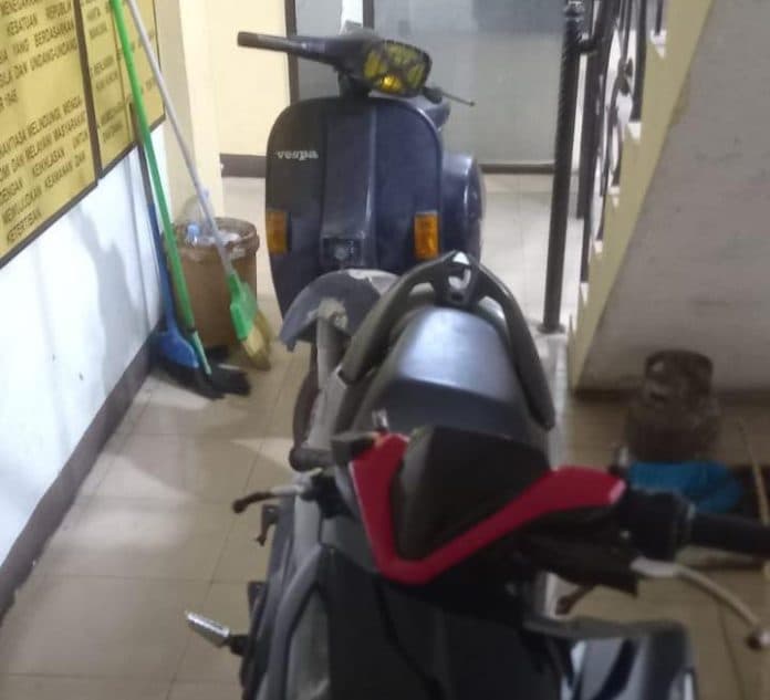 polsek_siantar_utara_amankan_dua_unit_sepeda_motor_dari_sdn_jalan_bah_tongguran