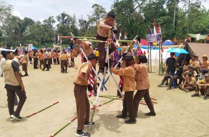 pramuka_kwarcab_dairi_gelar_perjusami_libatkan_50_sd_37_smp_dan_8_sma