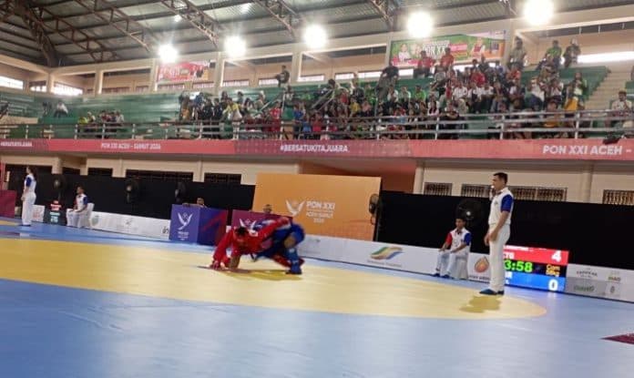 sumut_turunkan_5_atlet_di_hari_kedua_cabor_sambo_pon_2024