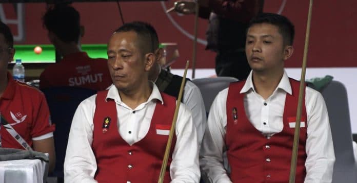 tambah_medali_sumut_jaka_marlando_sabet_emas_cabor_double_english_biliar_pon_xxi