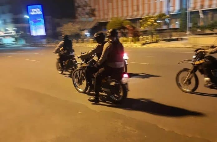 tekan_kejahatan_jalanan_samapta_polrestabes_medan_sisir_sejumlah_ruas_jalan