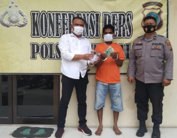 tekap_polsek_sunggal_tangkap_pengedar_uang_palsu