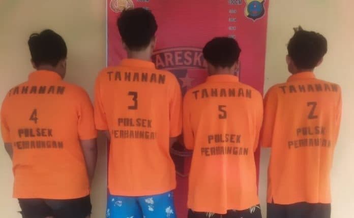terlibat_penganiayaan_4_anggota_genk_motor_diamankan_polsek_perbaungan
