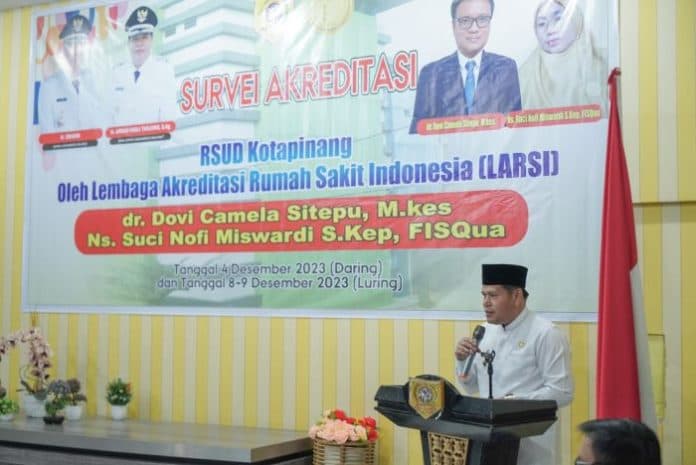 wabup_labusel_buka_acara_penilaian_akreditasi_rsud_kotapinang