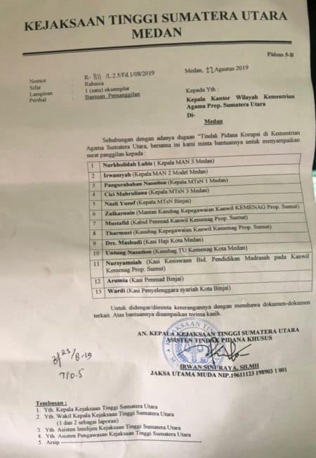 wow_plt_kakan_kemenag_madina_minta_mantan_kakan_kemenag_sumut_kembalikan_uang_rp750_juta