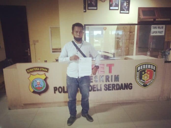 dugaan_penyelewengan_dd_kades_marombun_barat_dilaporkan_ke_polresta_deli_serdang